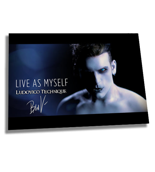 Live as Myself - Autographed Poster